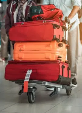 Oversizzed luggage
